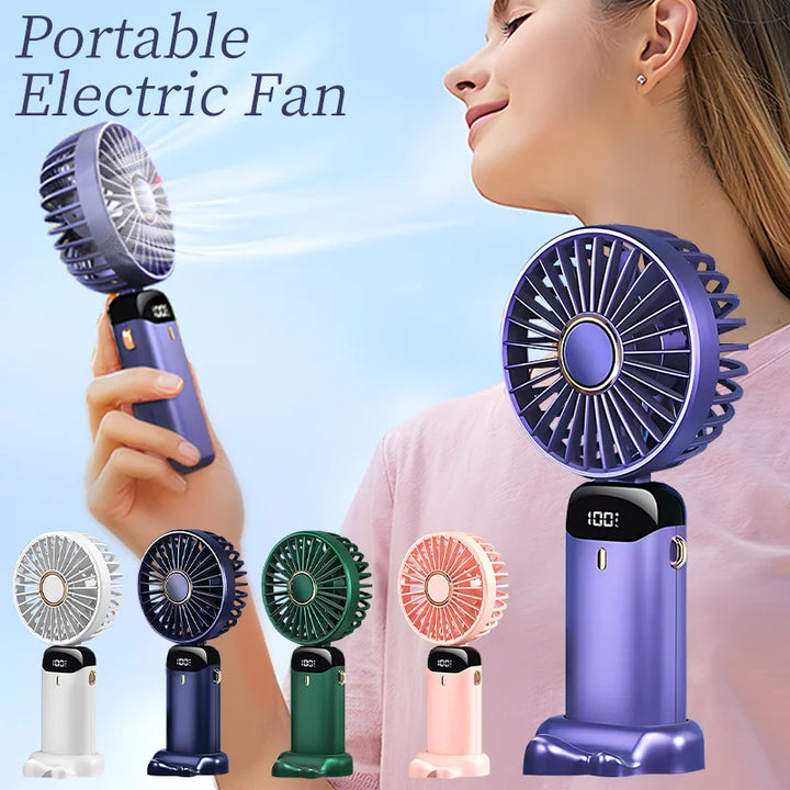 Portable USB Rechargeable Handheld Electric Fan