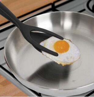 Grip and Flip Tongs - Egg Spatula and Clamp