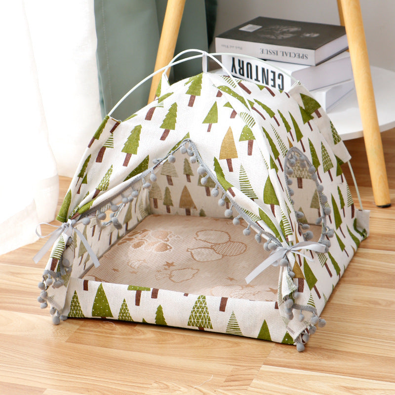 Enclosed Cat Tent House