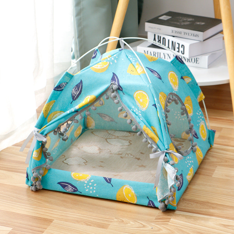 Enclosed Cat Tent House