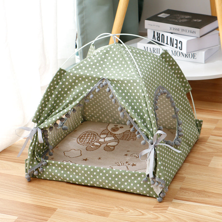 Enclosed Cat Tent House