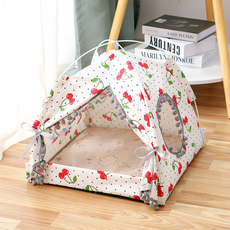 Enclosed Cat Tent House