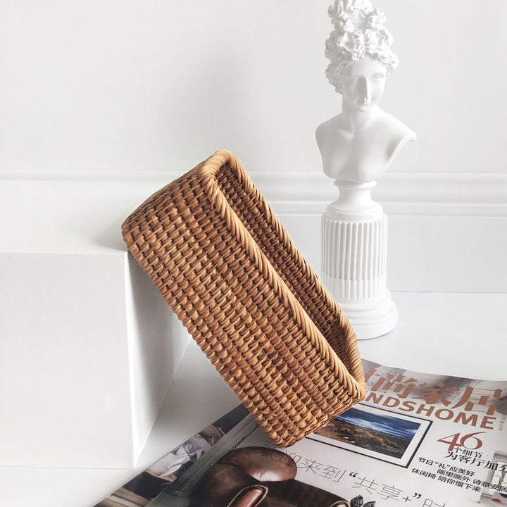 Pastoral Style Rattan Storage Basket