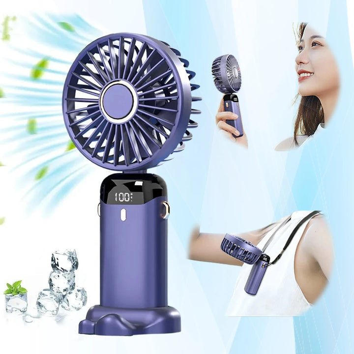 Portable USB Rechargeable Handheld Electric Fan