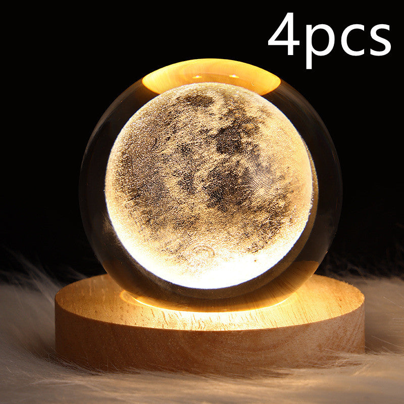 Galaxy Crystal Ball Table Lamp