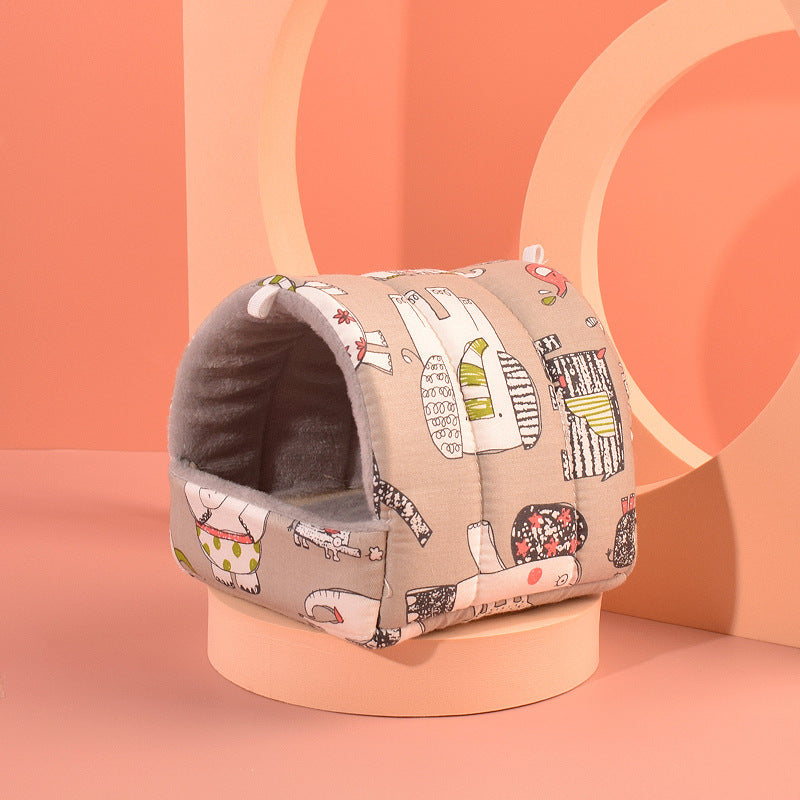 Cozy Cotton Hamster Nest Pet Bed