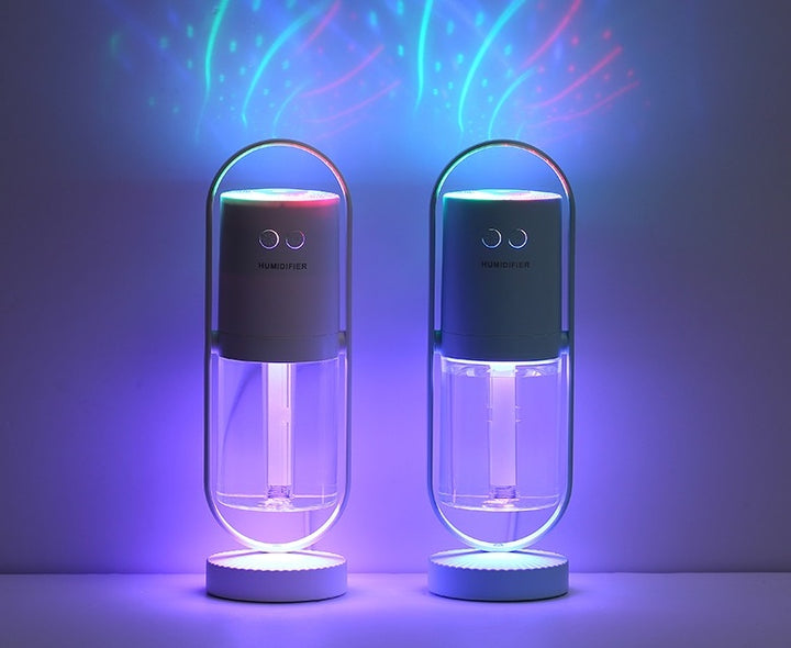 USB Air Humidifier with Projection Night Lights