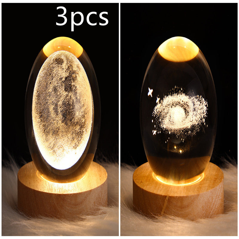 Galaxy Crystal Ball Table Lamp