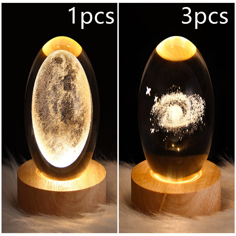 Galaxy Crystal Ball Table Lamp