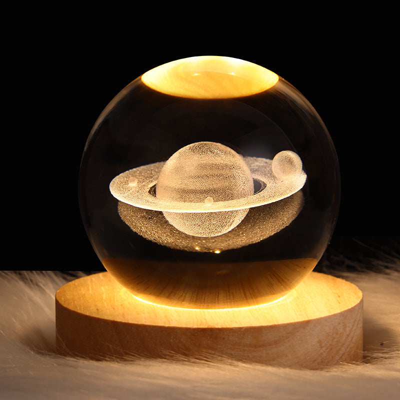 Galaxy Crystal Ball Table Lamp