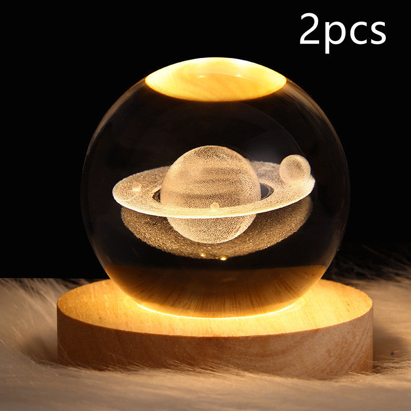 Galaxy Crystal Ball Table Lamp