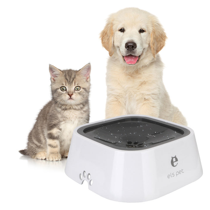 1.5L Pet Water Bowl - Slow Feeder Dispenser