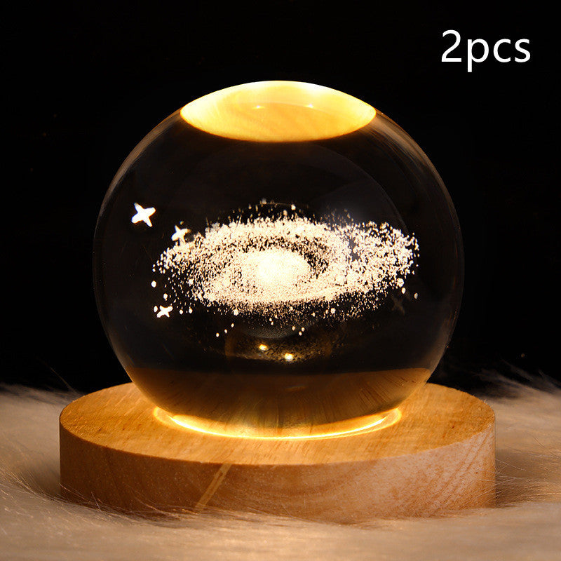 Galaxy Crystal Ball Table Lamp