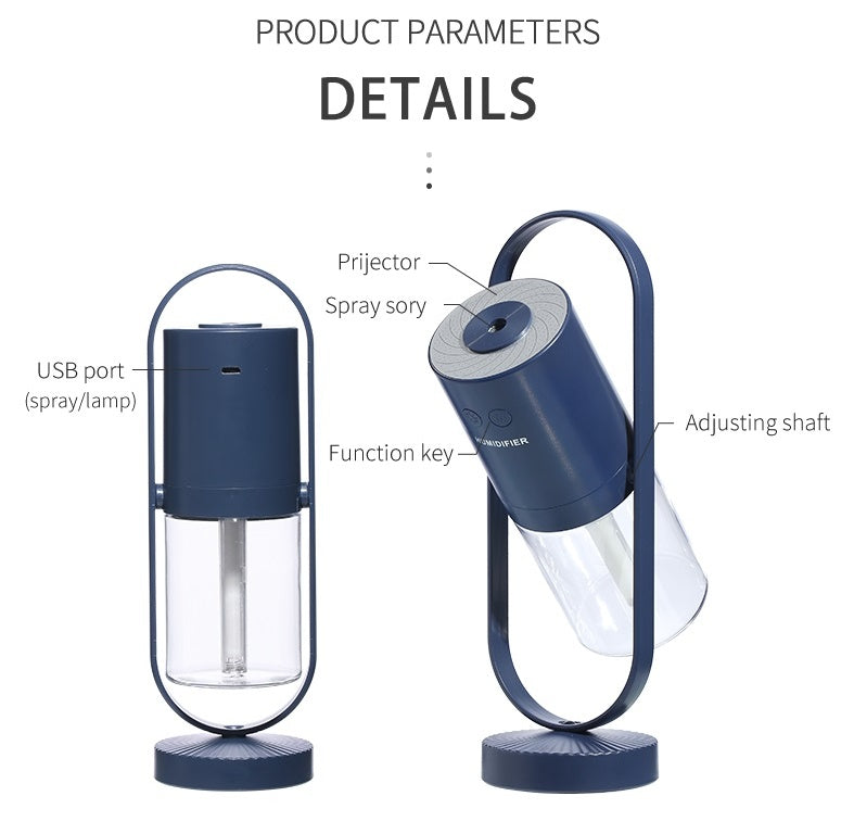 USB Air Humidifier with Projection Night Lights