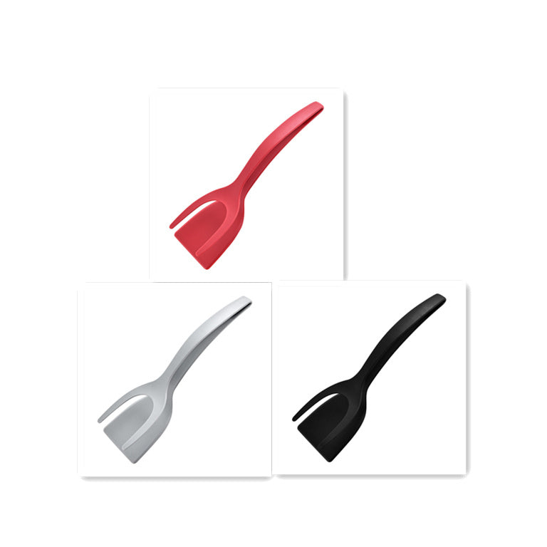 Grip and Flip Tongs - Egg Spatula and Clamp