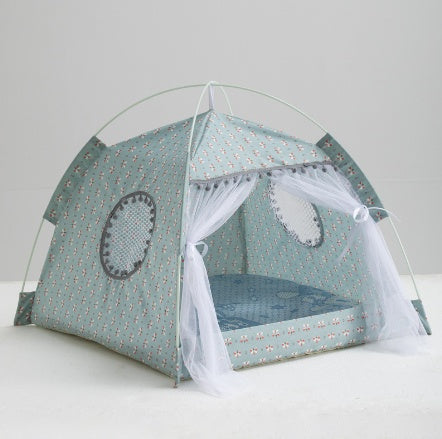 Enclosed Cat Tent House