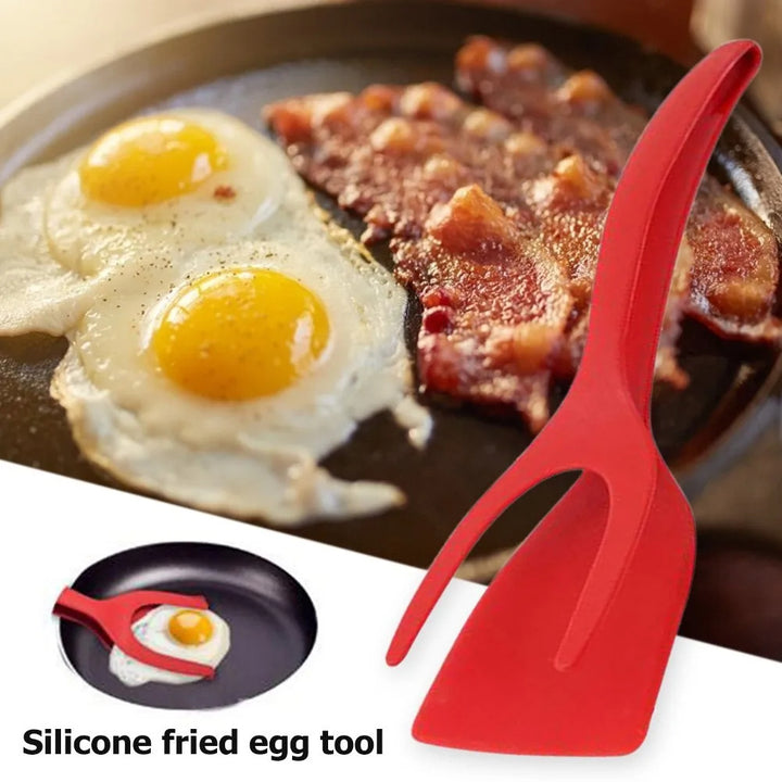 Grip and Flip Tongs - Egg Spatula and Clamp